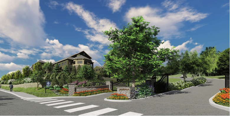 artist rendering of bright view senior living residence in greenburgh