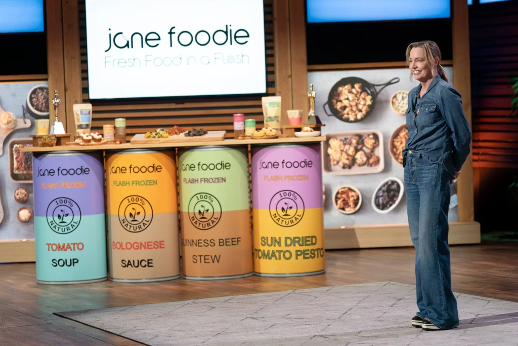 Adaptive reuse approval for Jane Foodie, pictured here on Shark Tank